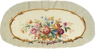 Antique Aubusson Tapestry 26 x 50