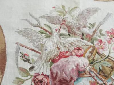 Antique Aubusson Tapestry Extreme Fine