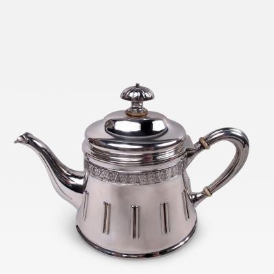 Antique Austrian Classical Silver Teapot