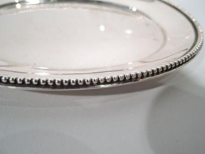 Antique Austrian Classical Silver and Glass Vanity Jar on Stand