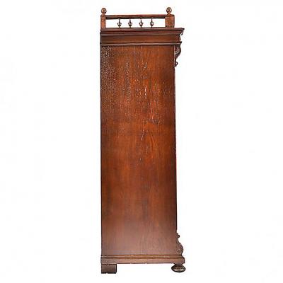 Antique Austrian Seven Drawer Seminier Chest with Side Lock