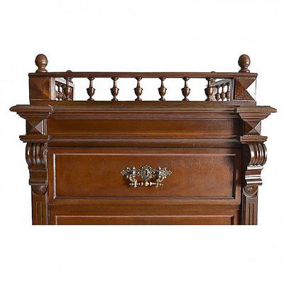 Antique Austrian Seven Drawer Seminier Chest with Side Lock