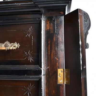 Antique Austrian Six Drawer Seminier Chest with Side Lock