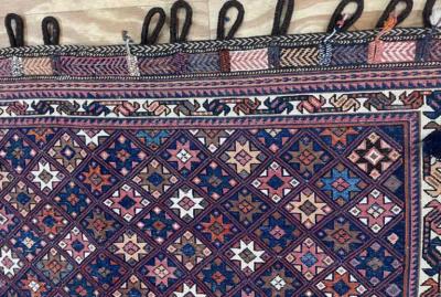 Antique Azerbaijan Saddle Bag Soumak Kilim weave