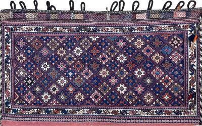 Antique Azerbaijan Saddle Bag Soumak Kilim weave