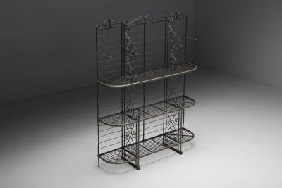 Antique Bakery Rack in Wrought Iron 1920s