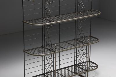 Antique Bakery Rack in Wrought Iron 1920s