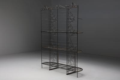 Antique Bakery Rack in Wrought Iron 1920s