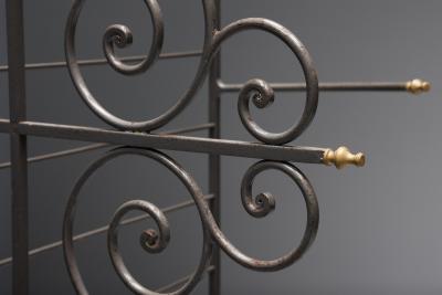 Antique Bakery Rack in Wrought Iron 1920s