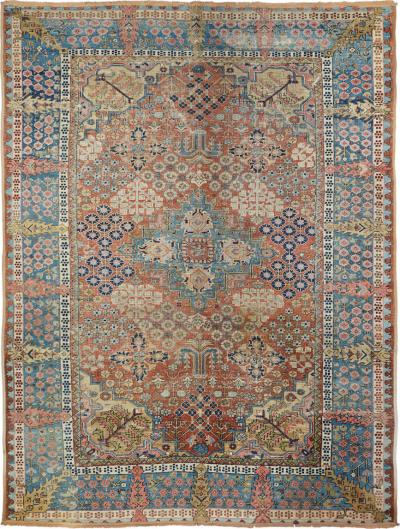 Antique Bakhshayesh Rug 7 6 x 9 10 