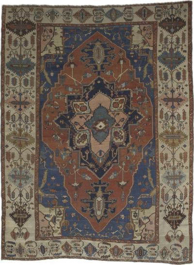 Antique Bakhshayesh Rug 9 7 x 12 11 