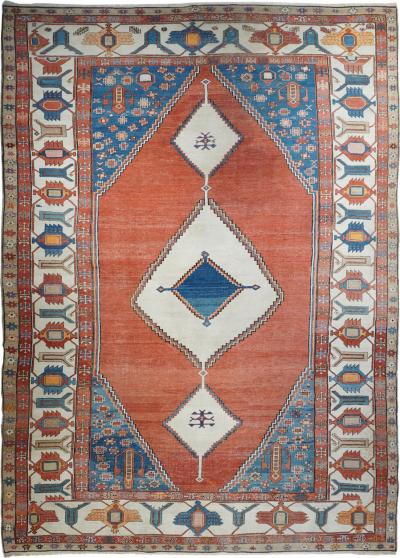 Antique Bakshayesh Rug 10 4 x 14 11 
