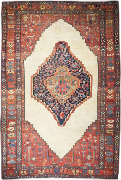 Antique Bakshayesh Rug 9 6 x 14 9 