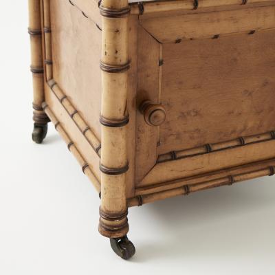 Antique Bamboo Nightstand