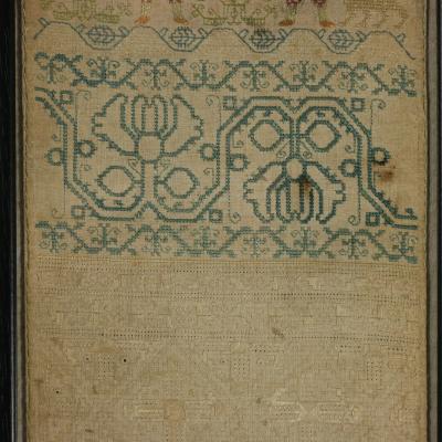 Antique Band Sampler 1693 by Sarah Maydman