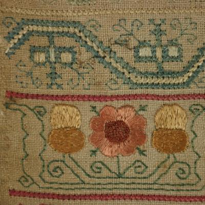 Antique Band Sampler 1693 by Sarah Maydman