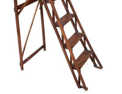 Antique Beechwood Ladder Decorative Accent Piece