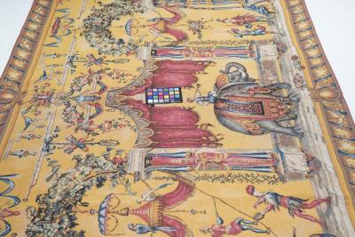 Antique Belgium Tapestry 46 x 66