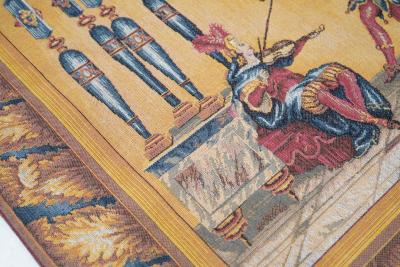 Antique Belgium Tapestry 46 x 66