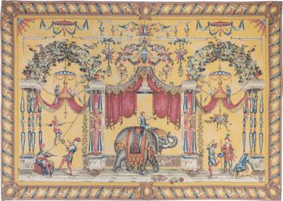 Antique Belgium Tapestry 46 x 66