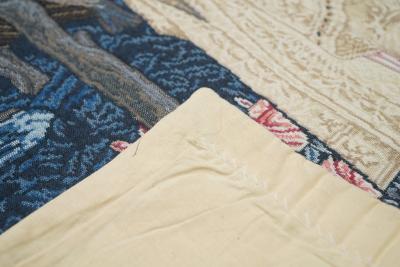 Antique Belgium Tapestry 46 x 67