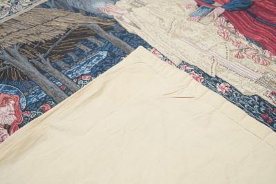 Antique Belgium Tapestry 46 x 67