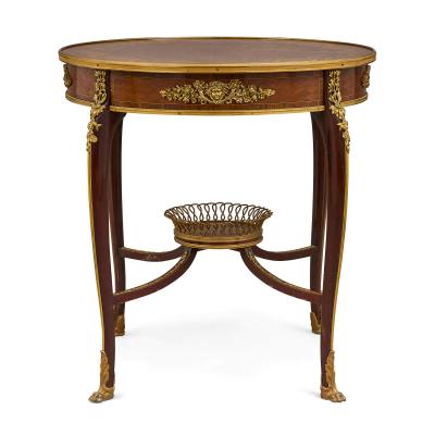 Antique Belle poque style ormolu mounted gu ridon