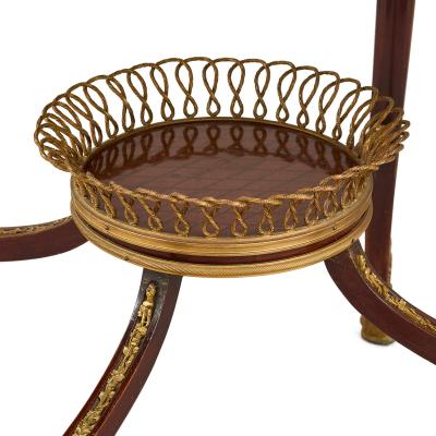 Antique Belle poque style ormolu mounted gu ridon