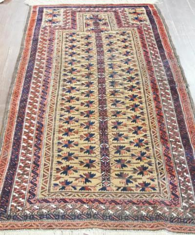 Antique Belouch Prayer Rug