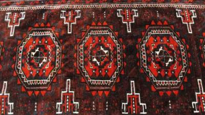 Antique Belouch Turkoman Rug