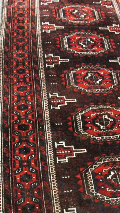 Antique Belouch Turkoman Rug