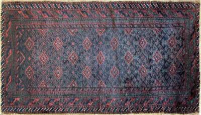 Antique Belouch Turkoman Rug Fine
