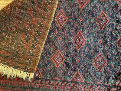 Antique Belouch Turkoman Rug Fine