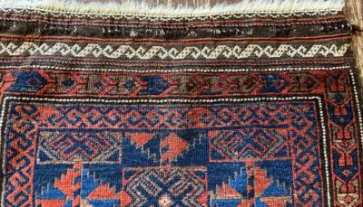Antique Belouch Turkoman Rug Fine