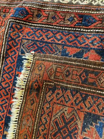Antique Belouch Turkoman Rug Fine
