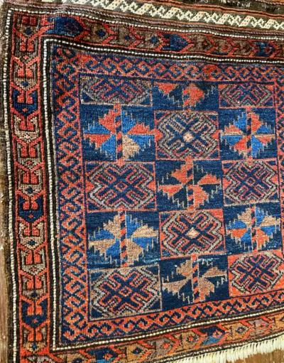 Antique Belouch Turkoman Rug Fine