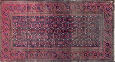 Antique Belouch Turkoman Rug c 1900s AS IS
