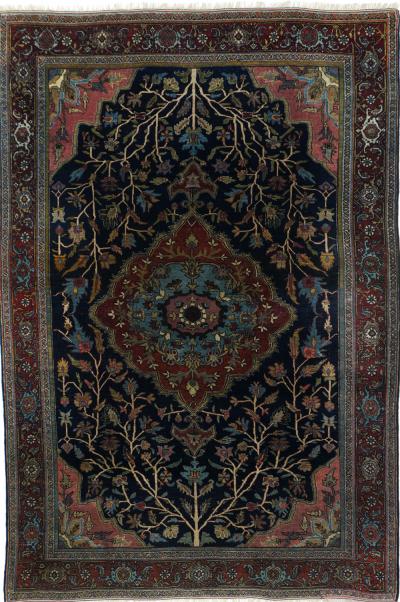 Antique Bidjar Halvaie Rug 5 2 x 7 0 
