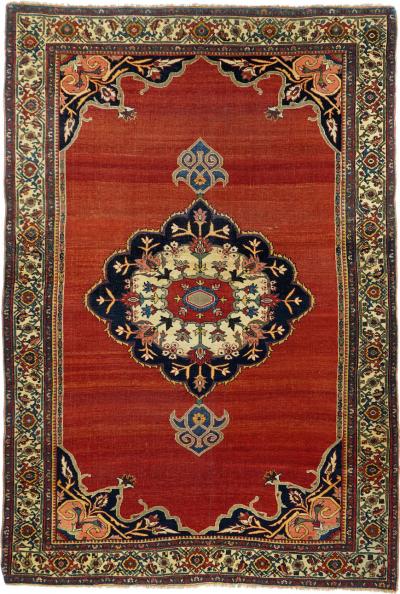 Antique Bidjar Rug 4 10 x 7 3 