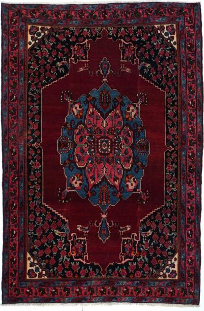 Antique Bidjar Rug 4 7 x 6 10 