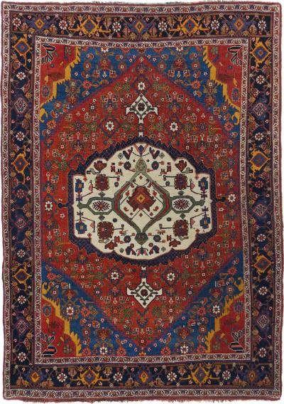 Antique Bidjar Rug 4 8 x 6 9 