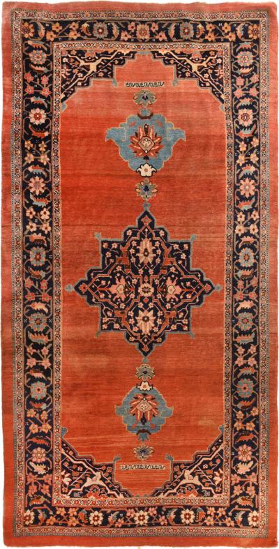Antique Bidjar Rug 55 x 1011