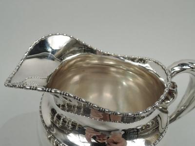 Antique Boston Edwardian Classical Sterling Silver Water Pitcher