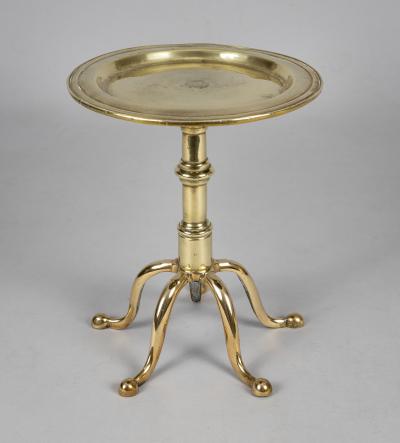 Antique Brass Five Legged Kettle Stand