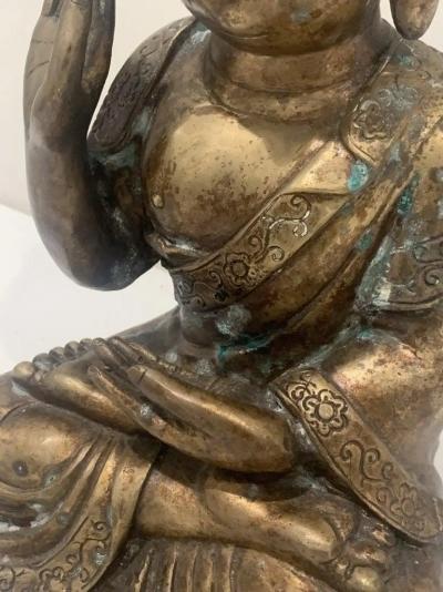 Antique Bronze Hindu Buddha