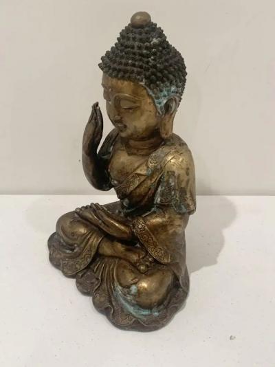 Antique Bronze Hindu Buddha