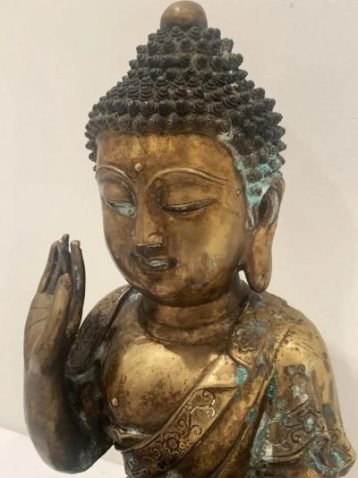 Antique Bronze Hindu Buddha