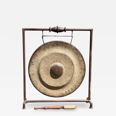 Antique Bronze Zen Monastery or Dinner Gong