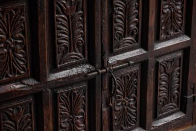 Antique Carved Cupboard France 18th Century