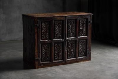 Antique Carved Cupboard France 18th Century